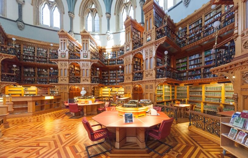20 najlepših biblioteka na svetu Parlament-otava
