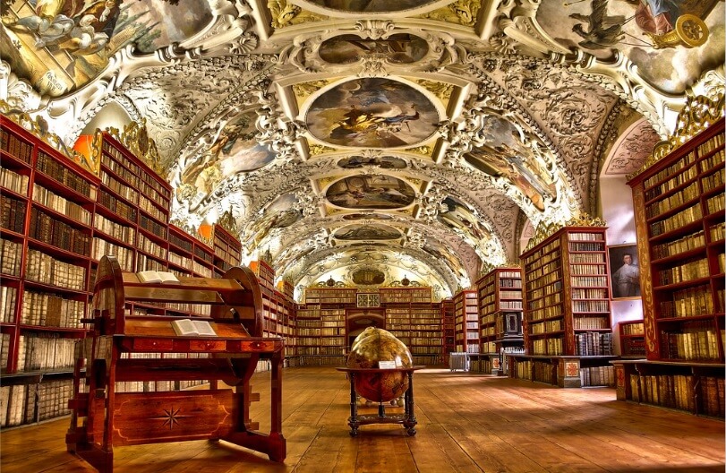 20 najlepših biblioteka na svetu Strahov